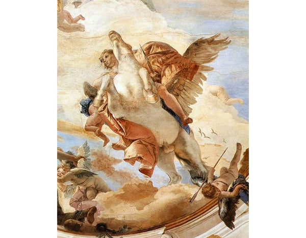 Bellerophon on Pegasus (detail-1) 1746-47
