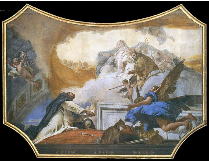 The Virgin Appearing to St Dominic 