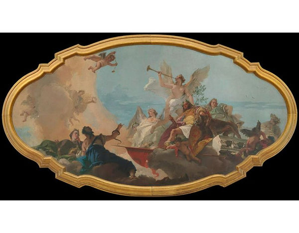 The Glorification of the Barbaro Family ceiling decoration ca. 1750 