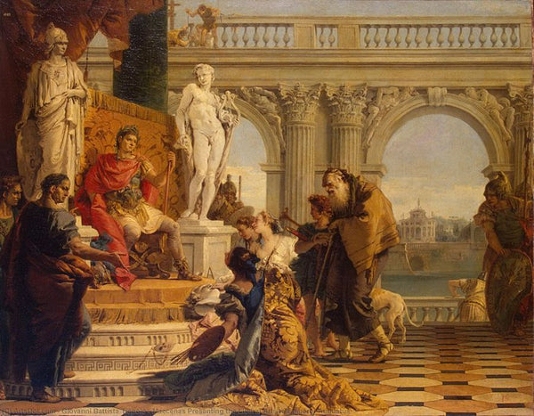 Maecenas Presenting the Arts to Augustus 