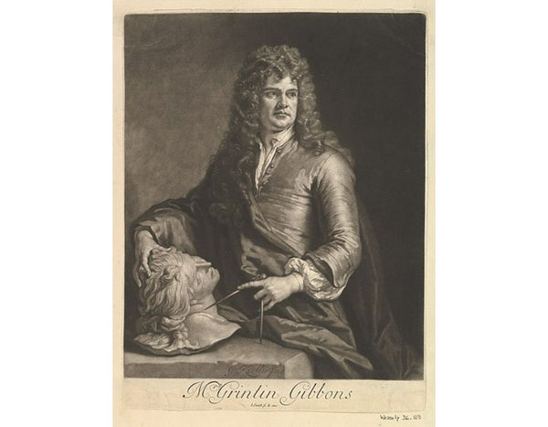 Portrait of Grinling Gibbons 1648-1721