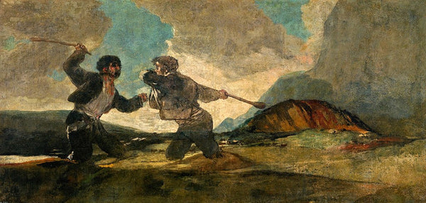 Duel with Cudgels 