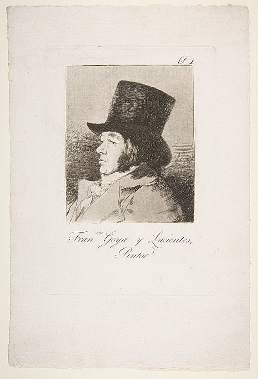 Caprichos - Plate 1: Francisco Goya y Lucientes 