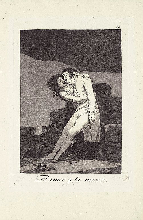 Caprichos Plate 10 Love And Death 