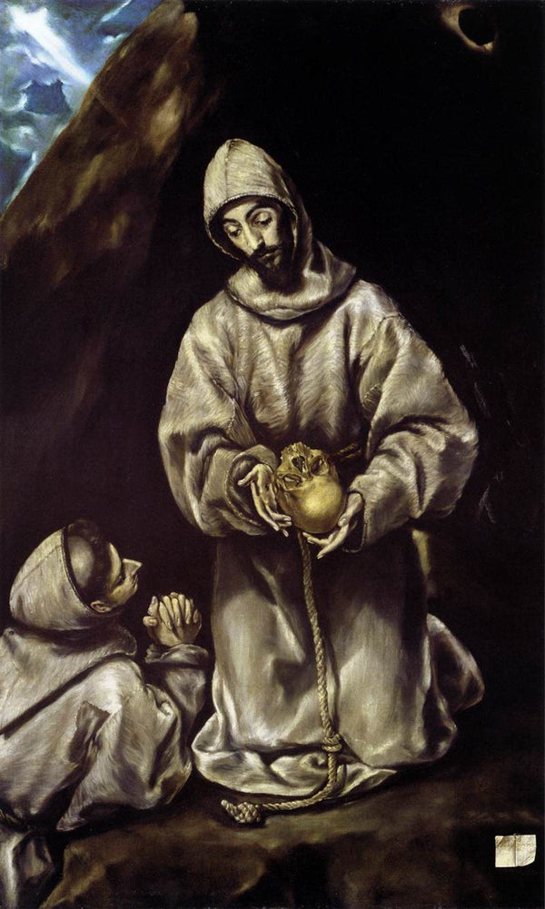 St Francis and Brother Leo Meditating on Death 1600-02