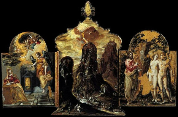 The Modena Triptych (back panels)