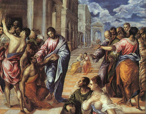 Christ Healing the Blind 1570s
