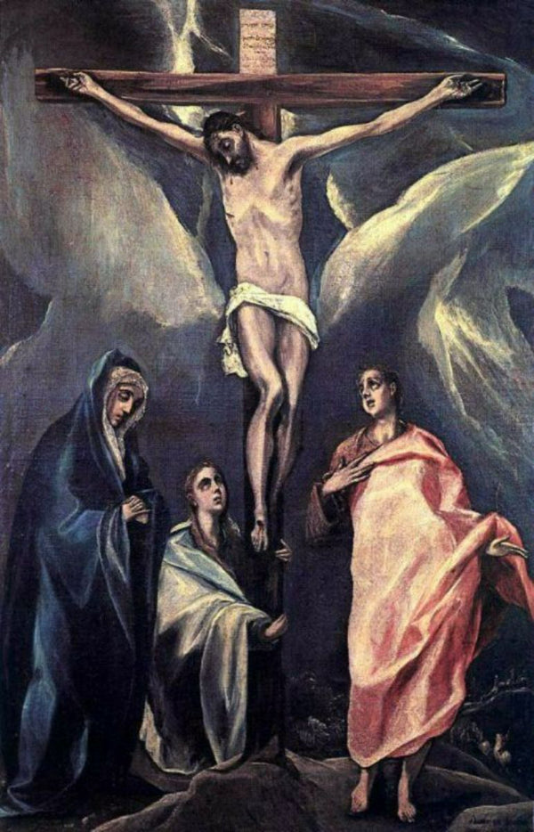 Christ on the Cross with the Two Maries and St John c. 1588