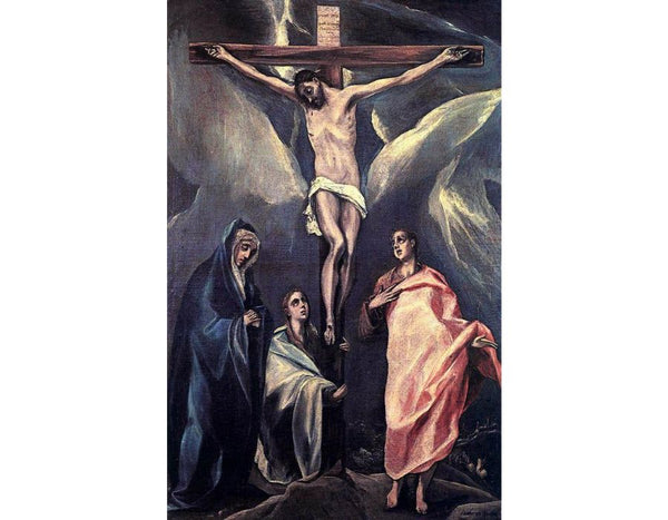 Christ On The Cross With The Two Maries And St John 1588