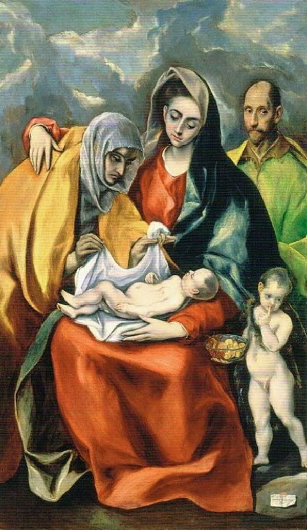 Holy Family (The Virgin of the Good Milk) 1594-1604