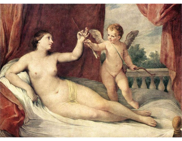 Reclining Venus with Cupid c. 1639