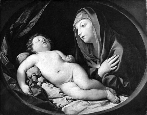 The Madonna adoring the sleeping Child
