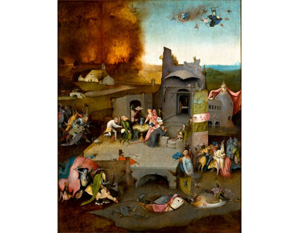 The Temptation Of Saint Anthony Painting by Hieronymus Bosch