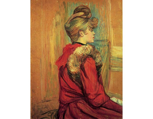 Girl in aa Fur, Mademoiselle Jeanne Fontaine 