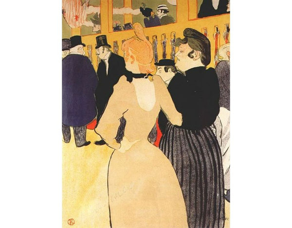 At the Moulin Rouge La Goulue with Her Sister 1892 