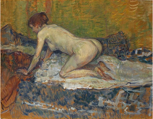 Red-Headed Nude Crouching 