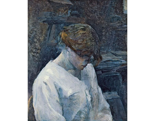 The Red-Head in a White Blouse 