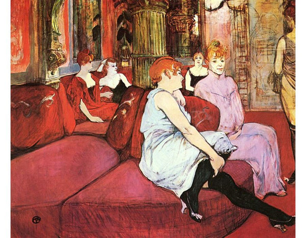 The Salon in the Rue des Moulins 