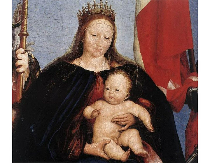 The Solothurn Madonna (detail) 1522 