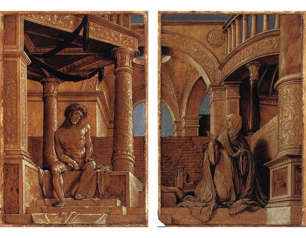 Diptych with Christ and the Mater Dolorosa c. 1520 