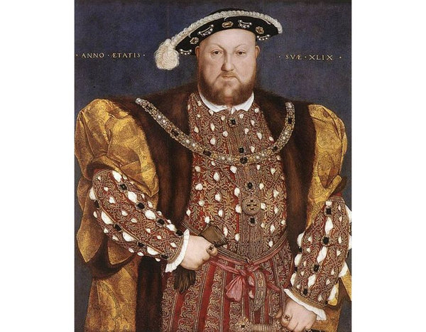 Portrait of Henry VIII (1491-1547), half-length, with a jewelled tunic and chain 2 