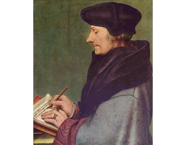 Portrait of Erasmus of Rotterdam Writing 1523 