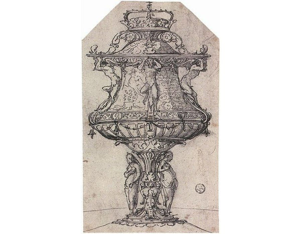 Design for a Table Fountain with the Badge of Anne Boleyn 
