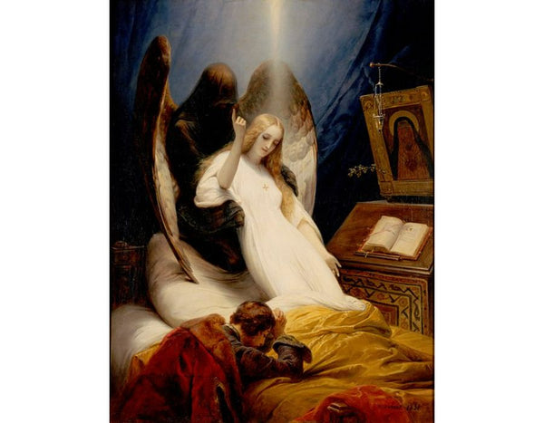 Angel of Death Painting by Horace Vernet