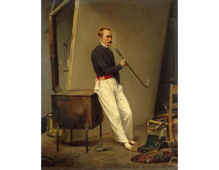 Self Portrait, 1835 Painting by Horace Vernet