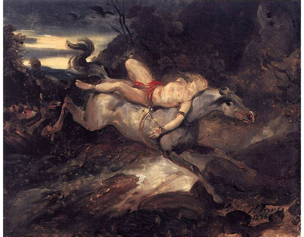 Mazeppa 2 Painting by Horace Vernet