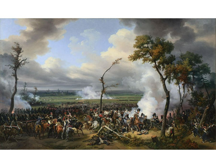 The Battle of Hanau Painting by Horace Vernet