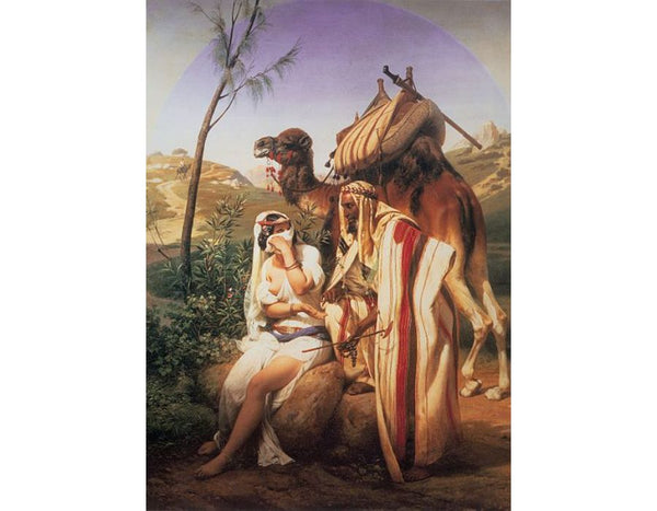 Jehuda and Tamar 1840 Painting by Horace Vernet