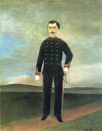 Portrait Of Frumence Biche In Uniform 
