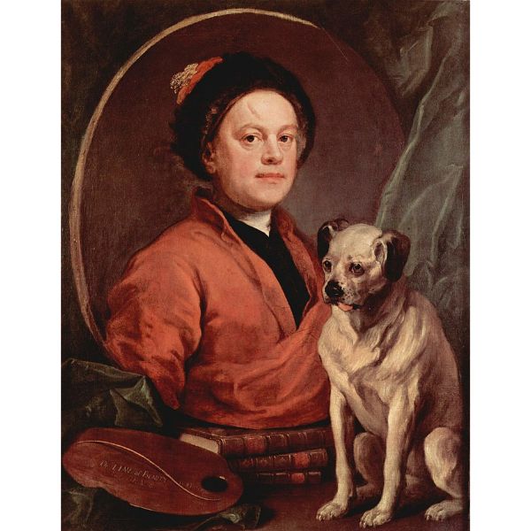 The Painter and his Pug 1745 