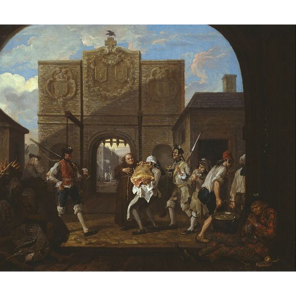 The Roast Beef Of Old England Or Calais Gate 1748 