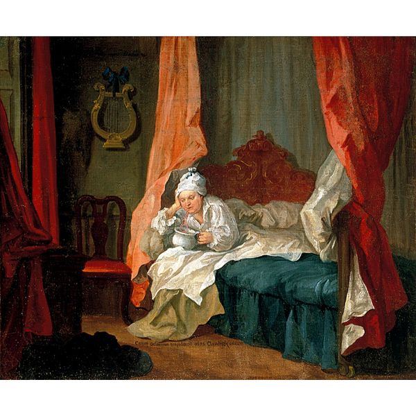 Francis Matthew Schutz in his Bed 