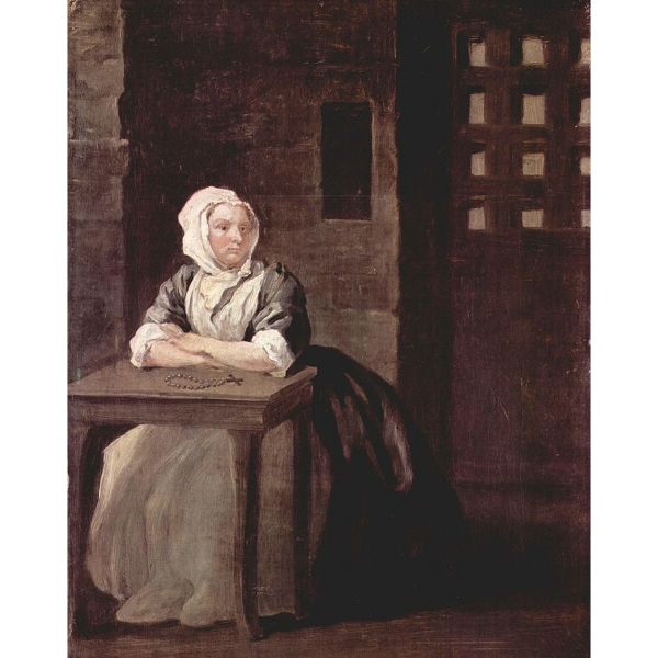 Sarah Malcolm In Prison 1733 