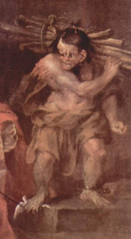 Caliban from The Tempest of William Shakespeare 
