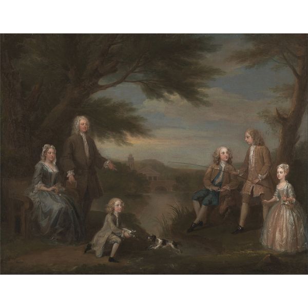 John and Elizabeth Jeffreys and their Children 
