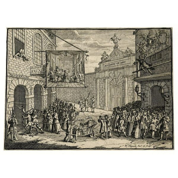 Masquerades and Operas Burlington Gate from The Works of Hogarth 