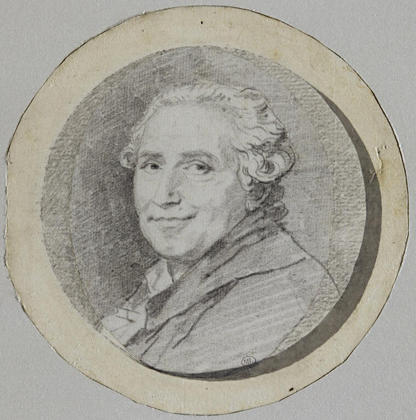 Self-Portrait Facing Left Painting by Jean-Honore