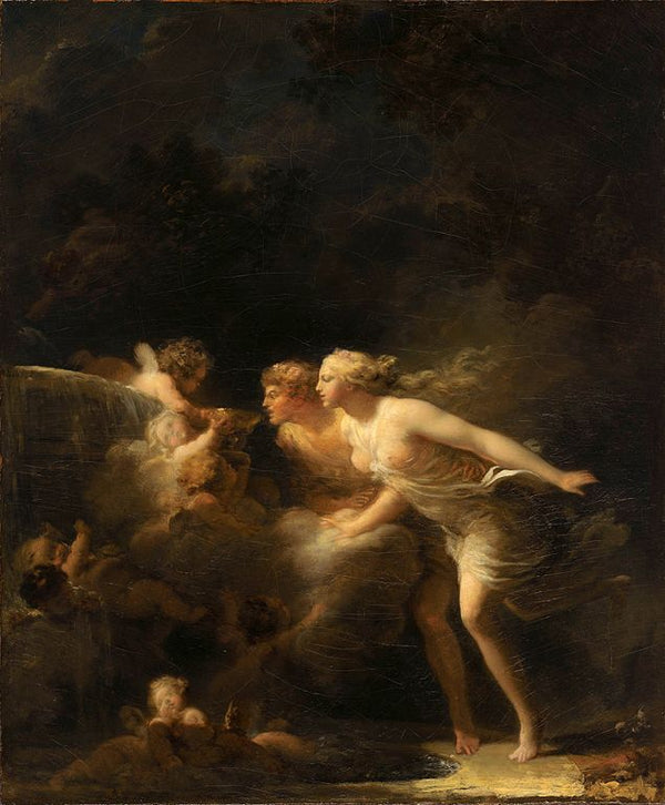 T he Fountain of Love 1785 Painting by Jean-Honore