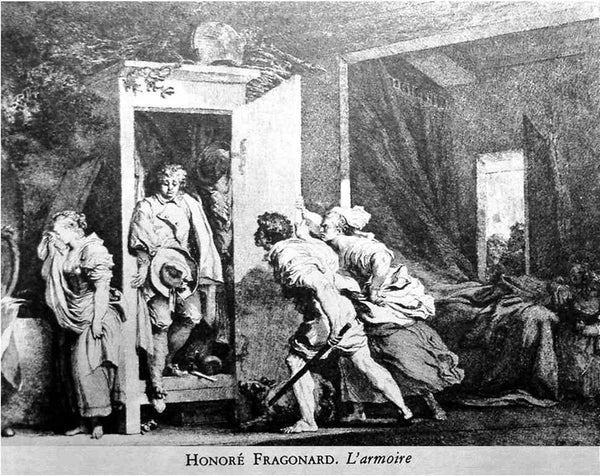 L'Armoire 1778 Painting by Jean-Honore