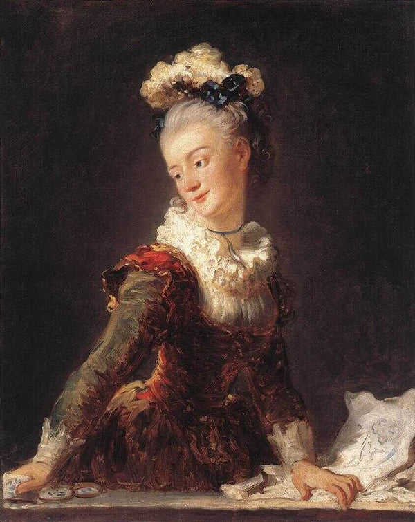 Marie-Madeleine Guimard (Fanciful Figure) 1769 Painting by Jean-Honore