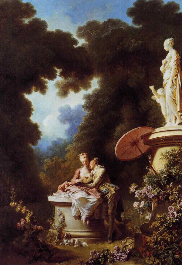 The Confession of Love 1771 Painting by Jean-Honore