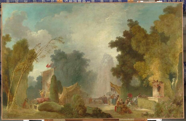 The Fete at Saint Cloud Painting by Jean-Honore