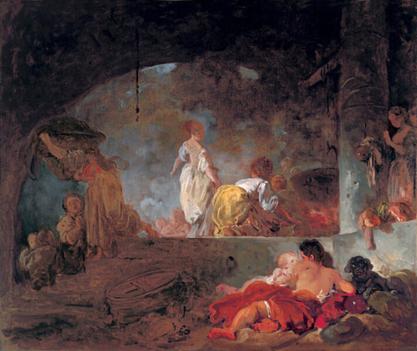 The Laundresses Painting by Jean-Honore