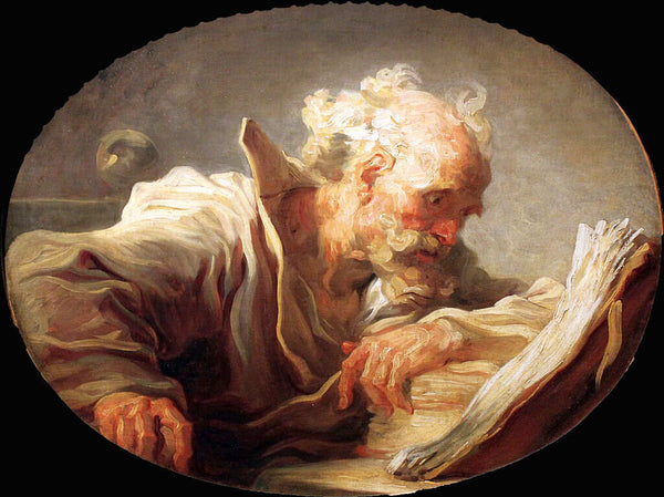 A Philosopher Painting by Jean-Honore