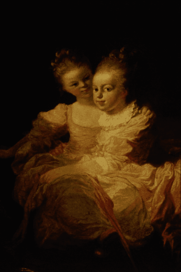 The Two Sisters Painting by Jean-Honore