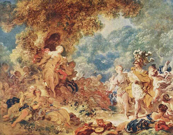 Rinaldo in the Gardens of Armida 2 Painting by Jean-Honore